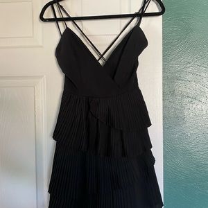 Selfie Leslie Black Mini Dress NWT